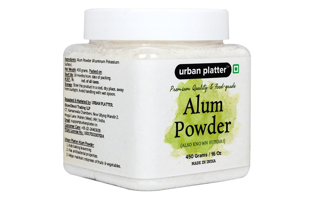 Urban Platter Alum Powder (Fitkari)   Jar  450 grams